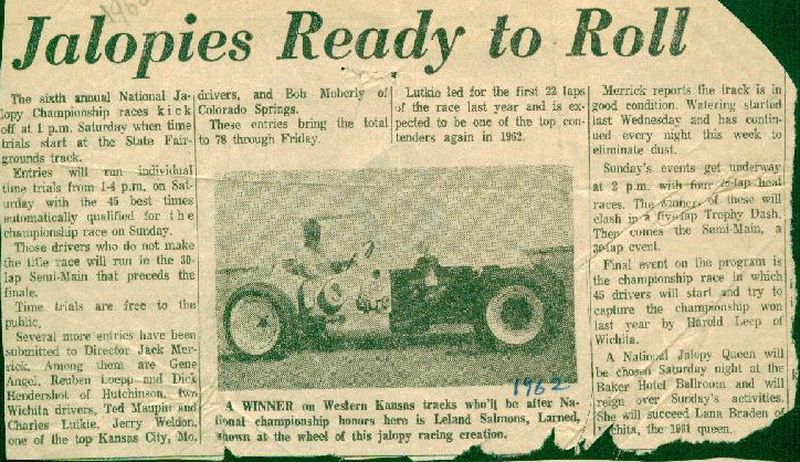 1962 - More #10's driven by Lee Salmans
